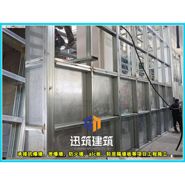 济宁防火抗爆墙 耐火4h 抗爆压力值3mpa